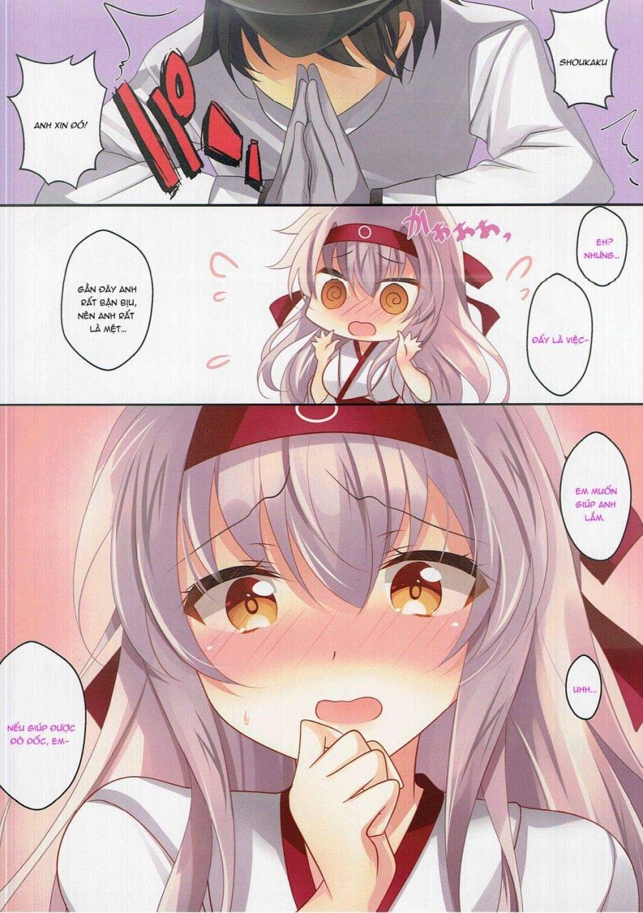 Hadaka Apron No Shoukaku-san Wa Ikaga? (kantai Collection -kancolle-) Oneshot page 4 - Giả Dược