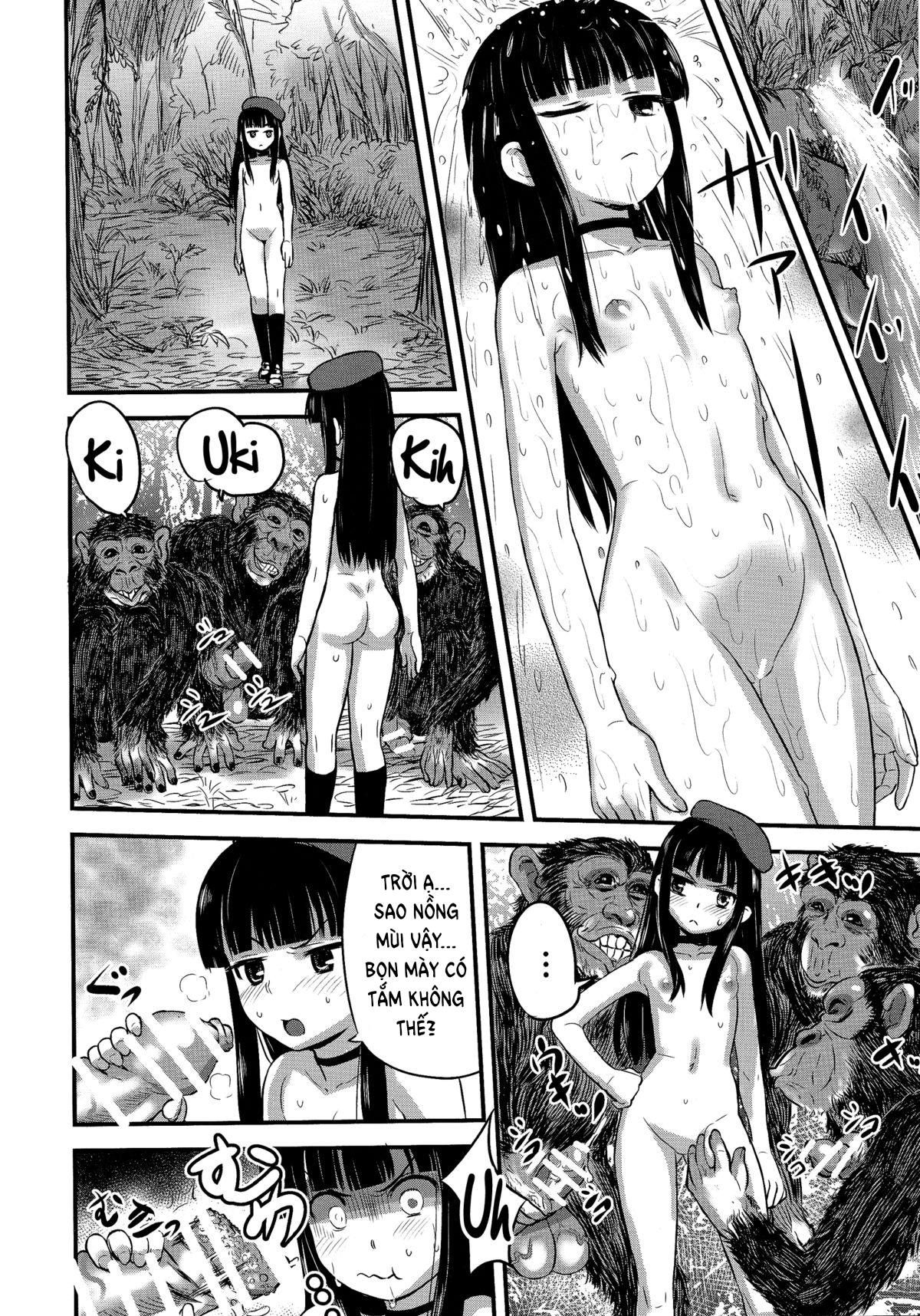 đọc truyện Hadakahime Honoka 2 Misemono Tanetsuke Saru Koubi Oneshot ảnh 14 tại Giả Dược