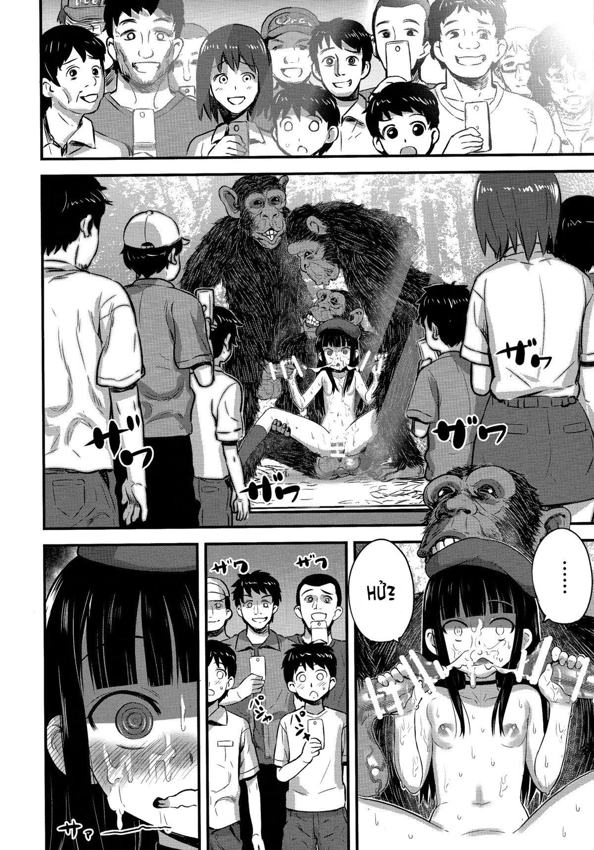 đọc truyện Hadakahime Honoka 2 Misemono Tanetsuke Saru Koubi Oneshot ảnh 20 tại Giả Dược