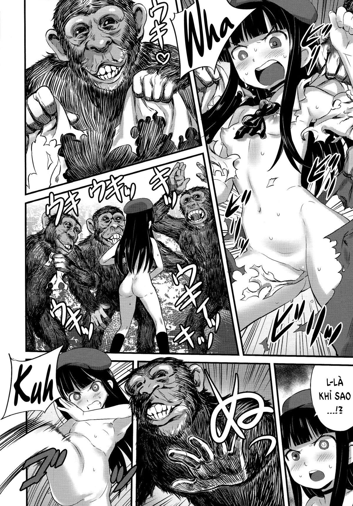 đọc truyện Hadakahime Honoka 2 Misemono Tanetsuke Saru Koubi Oneshot ảnh 6 tại Giả Dược