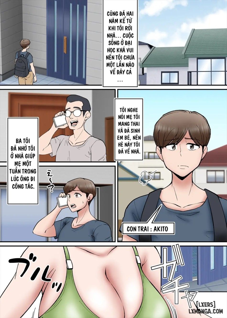 đọc truyện Haha No Sango Oppai Ni Miserarete Oneshot ảnh 3 tại Thiên Thai Truyện