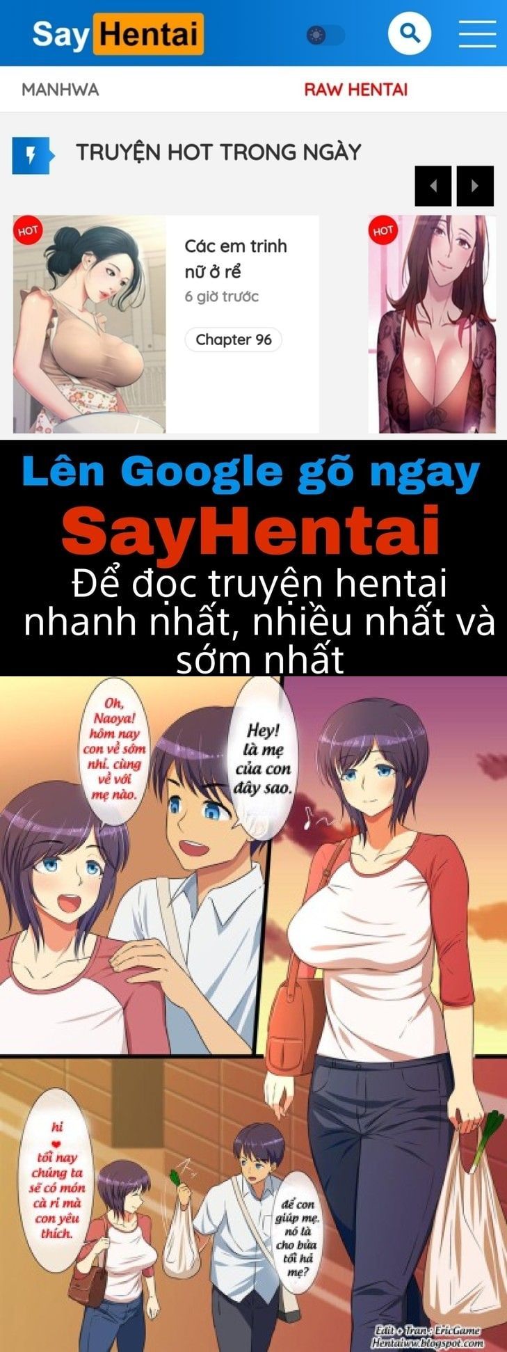 đọc truyện Hahabote! Dougan Kyonyuu Okaa-san Ga Musuko Ni Haramasarete Shiawase Ni Naru Hanash Chương 1 ảnh 1 tại Giả Dược