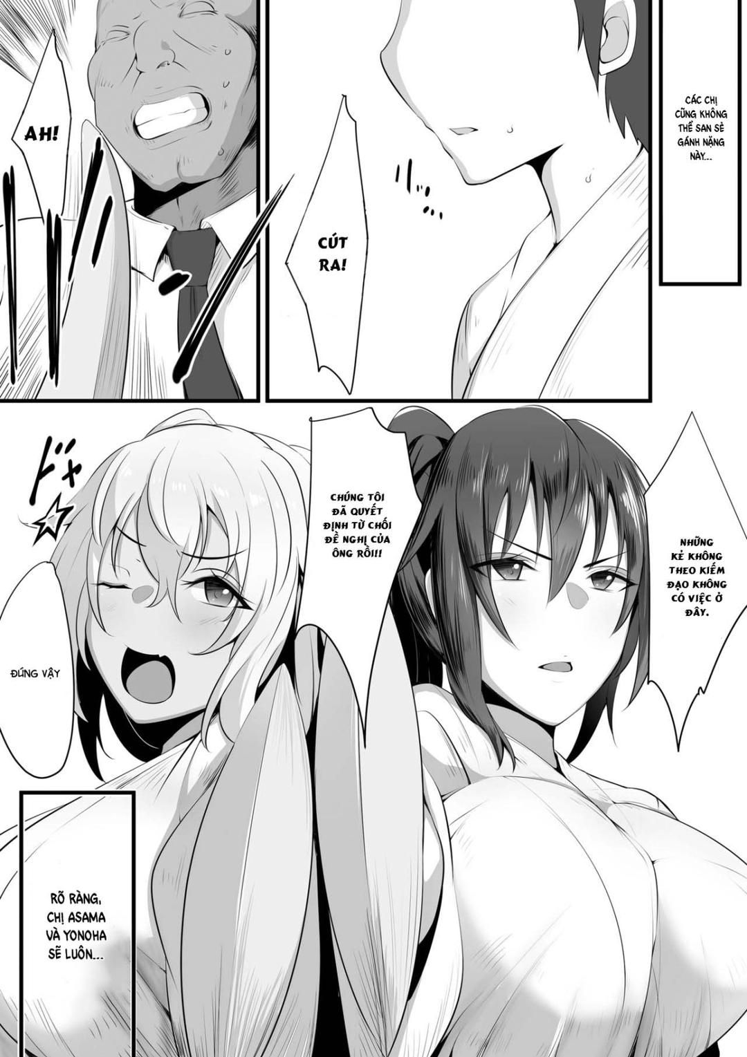 Hai Chị Gái Hy Sinh Vì Võ Đường Oneshot page 11 - Giả Dược