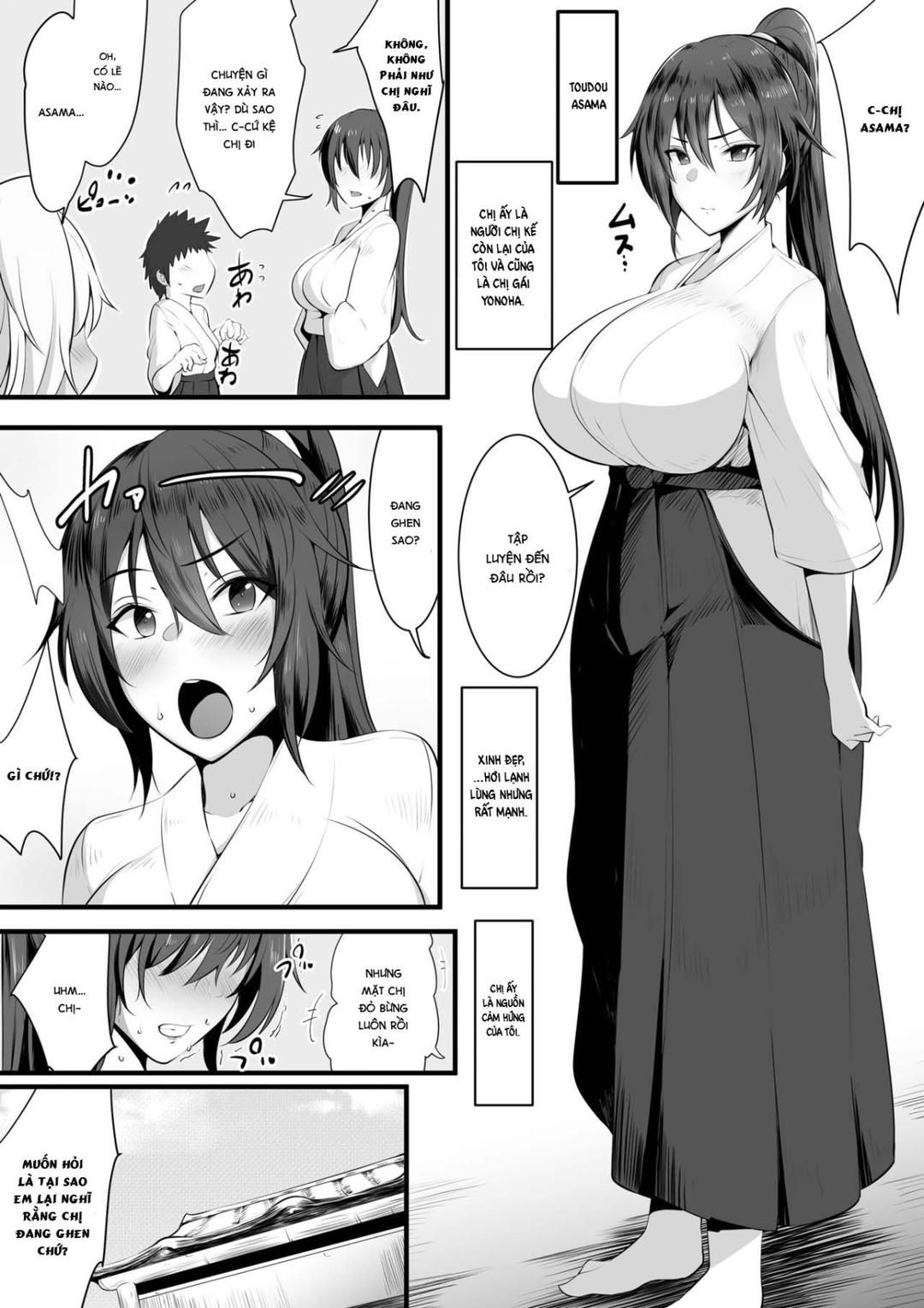 Hai Chị Gái Hy Sinh Vì Võ Đường Oneshot page 6 - Giả Dược