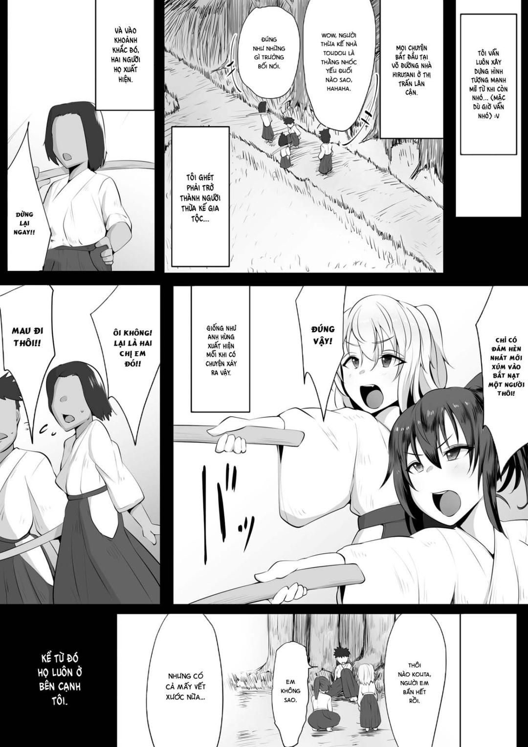 Hai Chị Gái Hy Sinh Vì Võ Đường Oneshot page 8 - Giả Dược