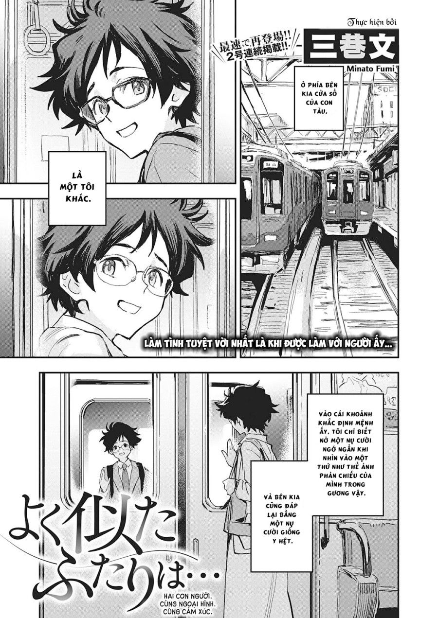 Hai Con Người. Cùng Ngoại Hình. Cùng Cảm Xúc. Oneshot page 2 - Giả Dược