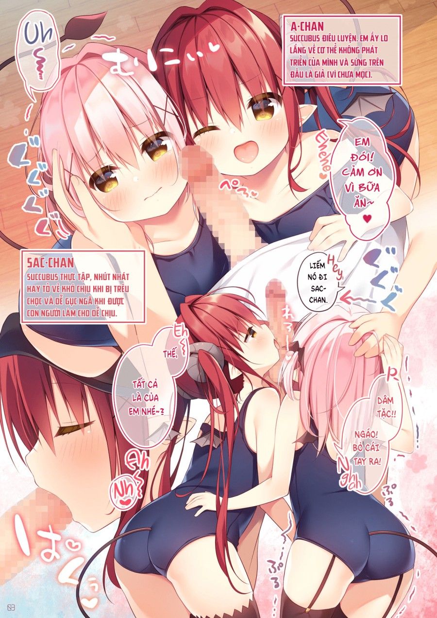 Hai Nàng Succubus Đói Tinh Oneshot page 3 - Giả Dược