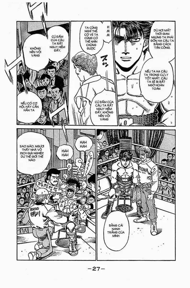 đọc truyện Hajime No Ippo Chương 161 ảnh 4 tại Giả Dược