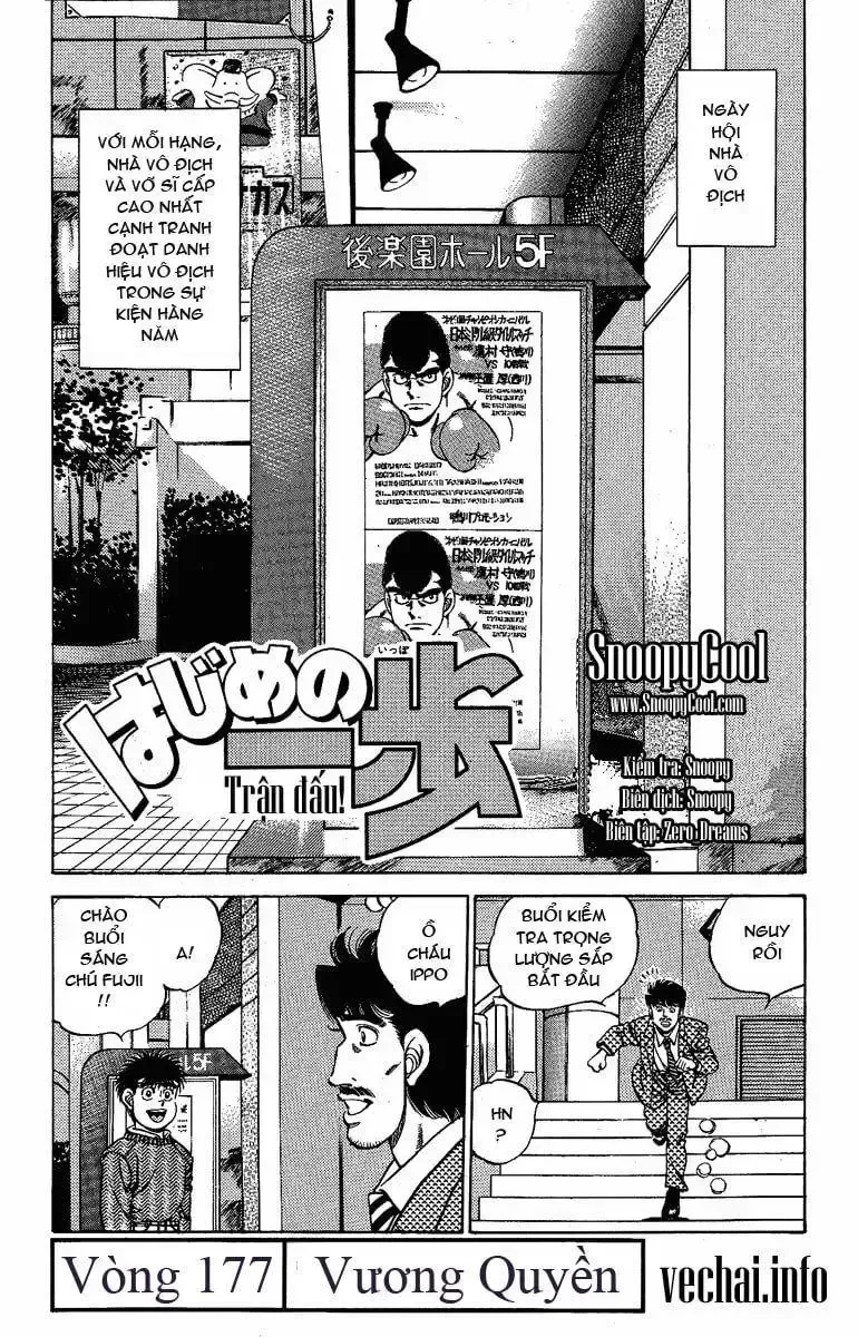 đọc truyện Hajime No Ippo Chương 177 ảnh 2 tại Giả Dược