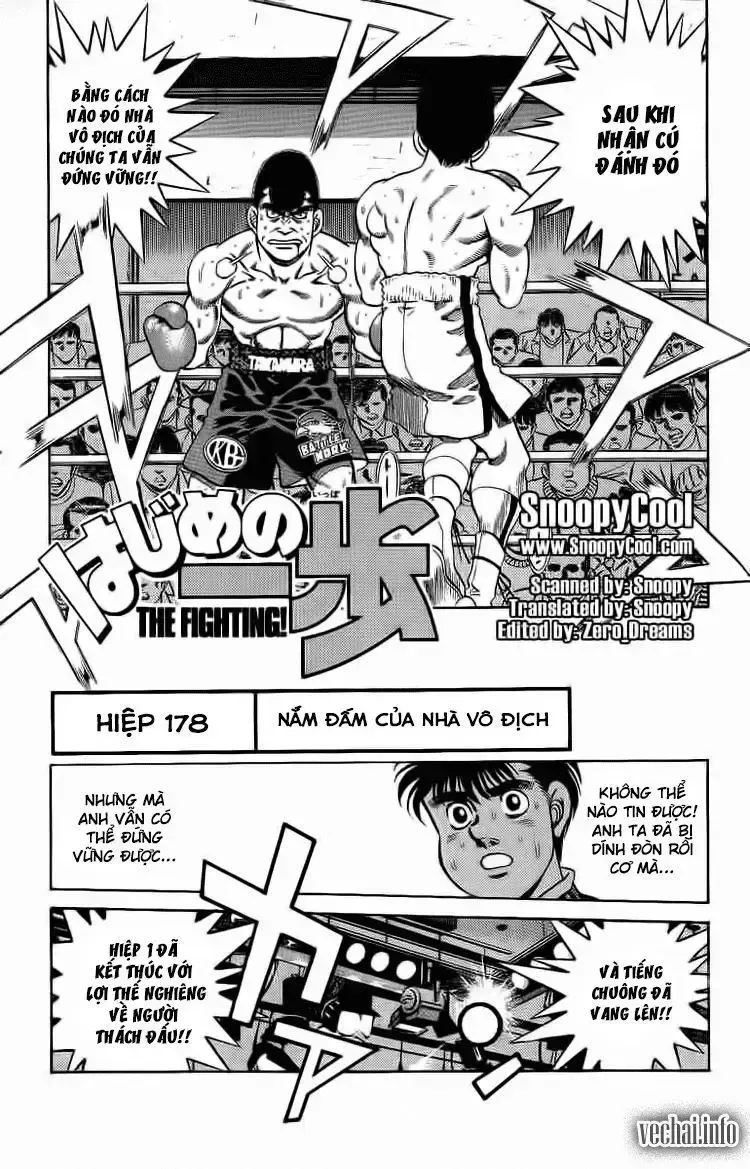 đọc truyện Hajime No Ippo Chương 178 ảnh 2 tại Giả Dược