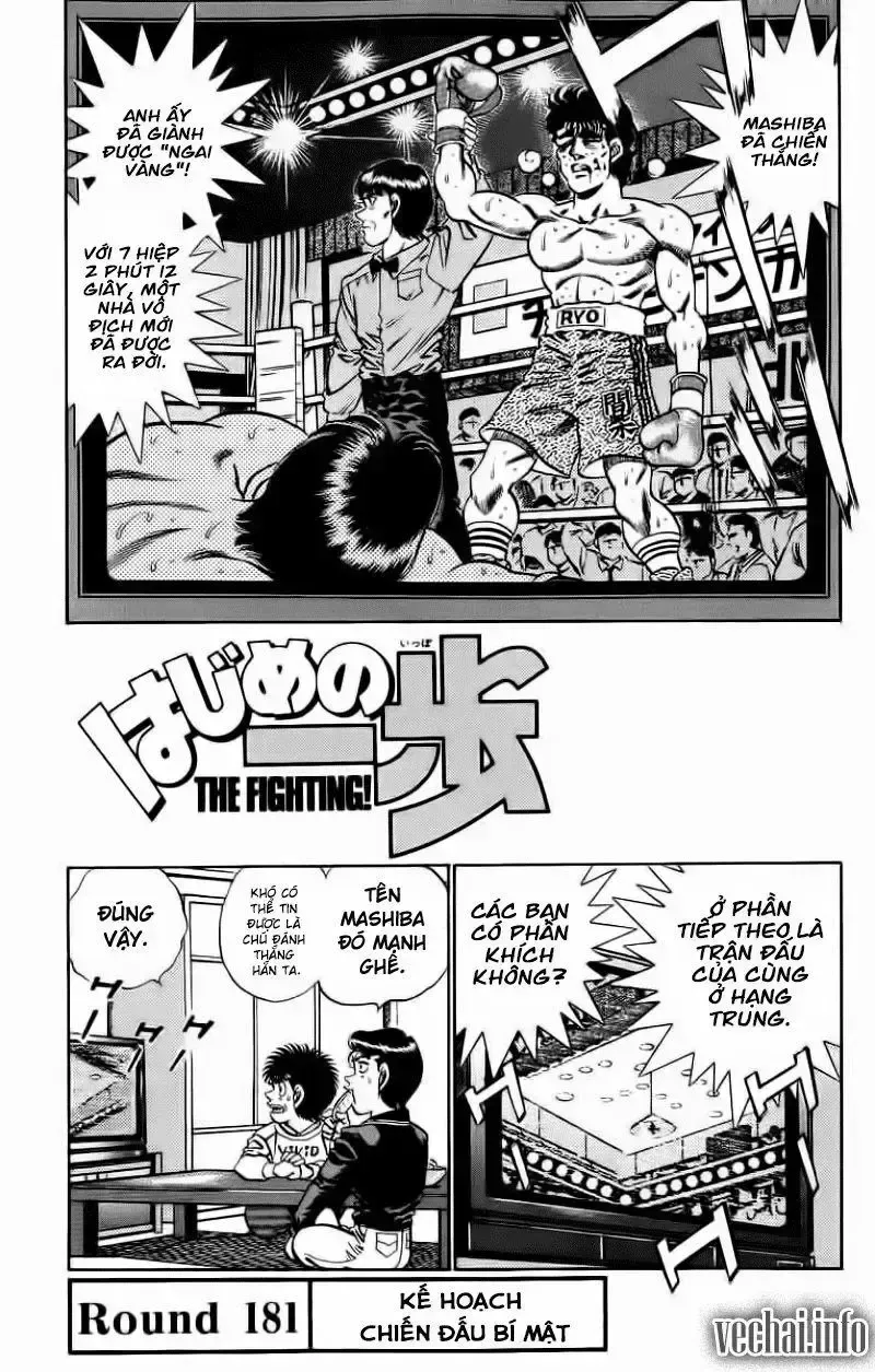đọc truyện Hajime No Ippo Chương 181 ảnh 2 tại Giả Dược