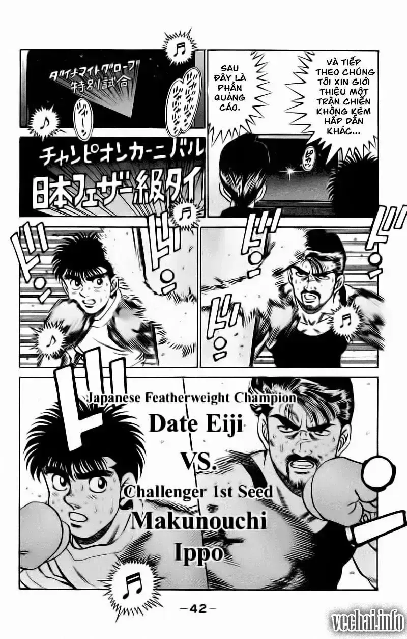 đọc truyện Hajime No Ippo Chương 181 ảnh 3 tại Giả Dược
