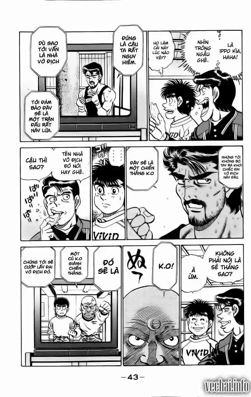 đọc truyện Hajime No Ippo Chương 181 ảnh 4 tại Giả Dược