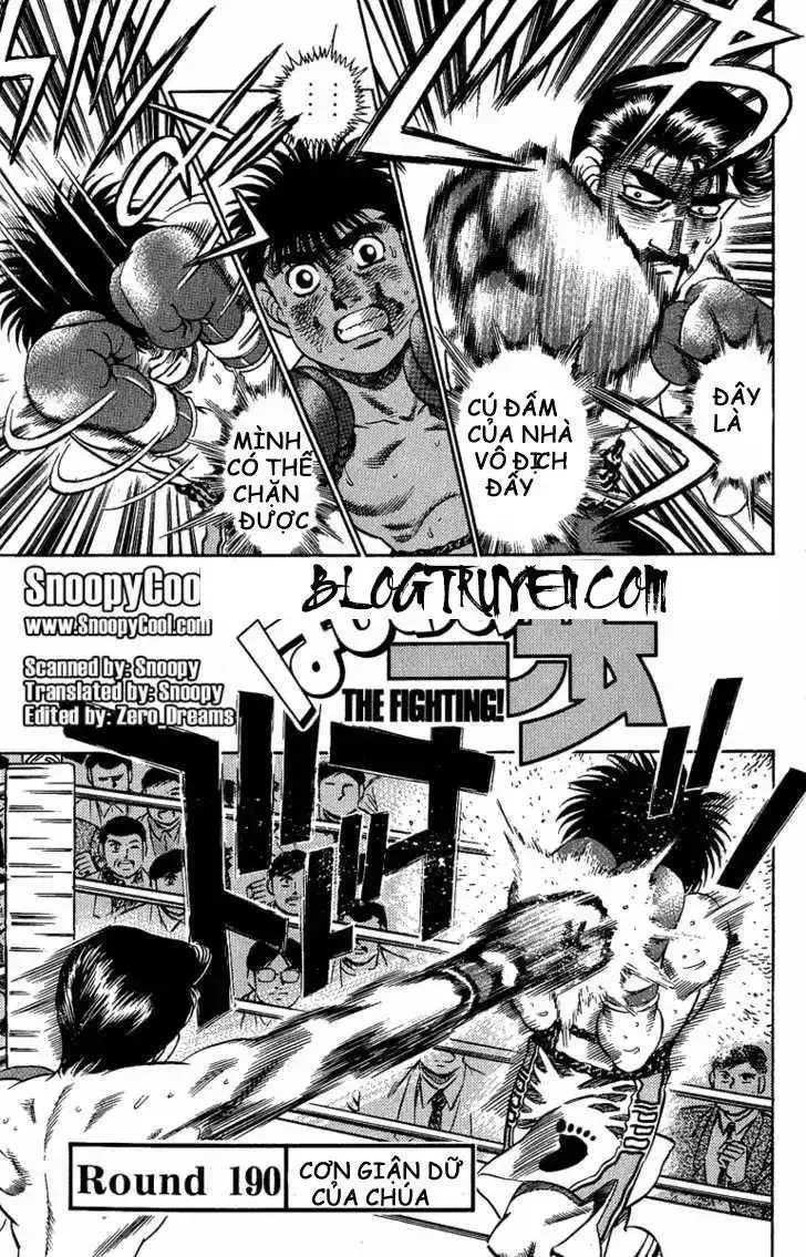 đọc truyện Hajime No Ippo Chương 190 ảnh 2 tại Giả Dược
