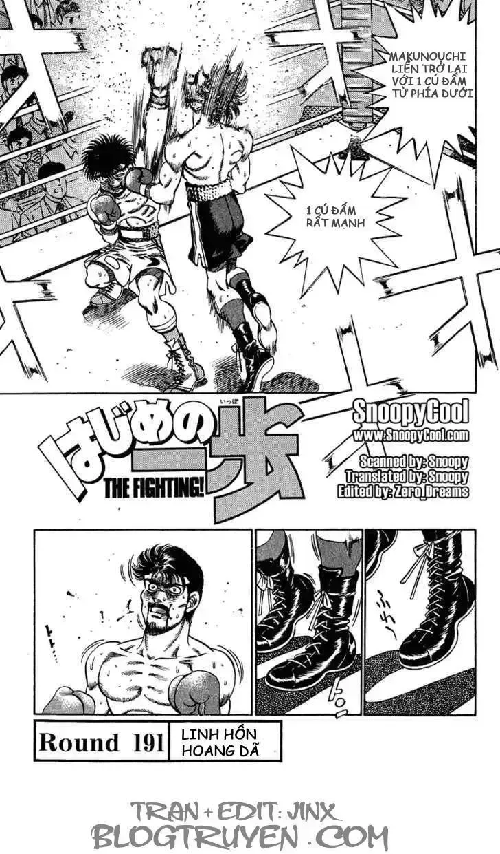đọc truyện Hajime No Ippo Chương 191 ảnh 2 tại Giả Dược