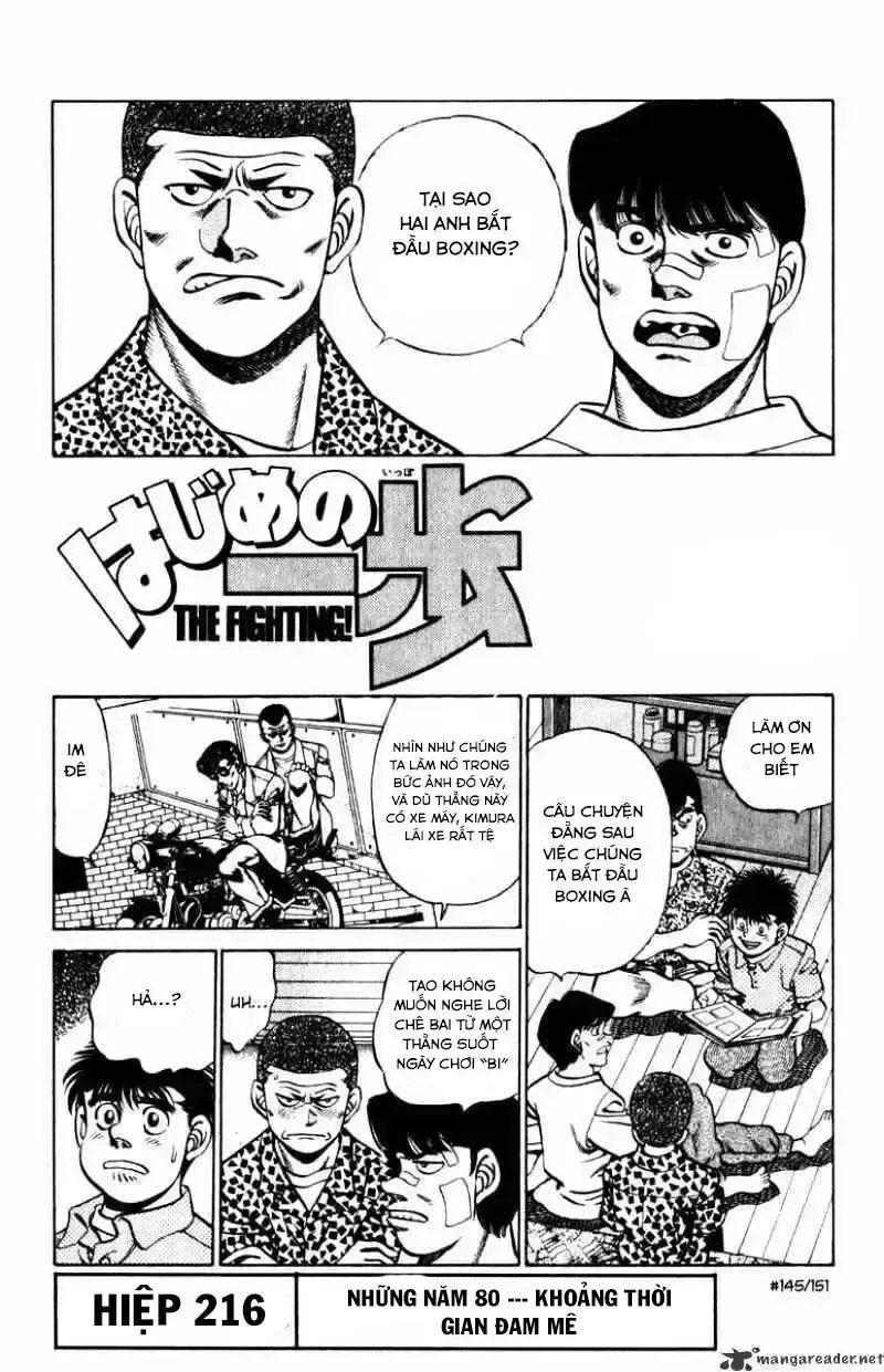 đọc truyện Hajime No Ippo Chương 216 ảnh 1 tại Giả Dược