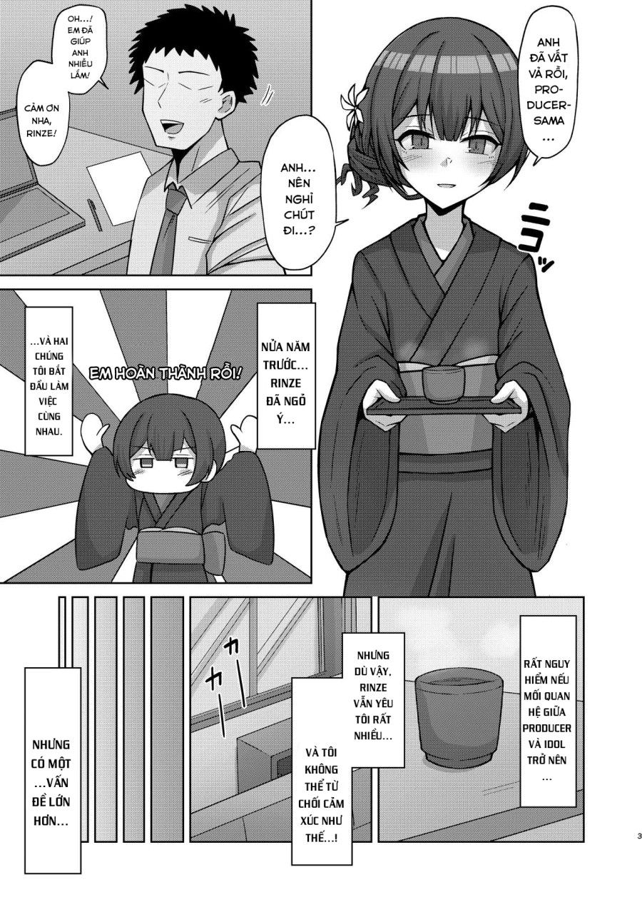 Ham Muốn Tình Dục Của Rinze Morino Trỗi Dậy. (the Idolm@ster: Shiny Colors) Oneshot page 3 - Giả Dược