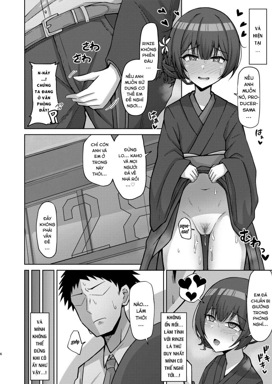 Ham Muốn Tình Dục Của Rinze Morino Trỗi Dậy. (the Idolm@ster: Shiny Colors) Oneshot page 6 - Giả Dược