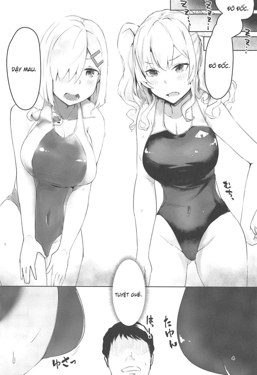 đọc truyện Hamakaze To Kashima To Kyouei Mizugi Na Hon. (kantai Collection -kancolle-) Oneshot ảnh 4 tại Thiên Thai Truyện