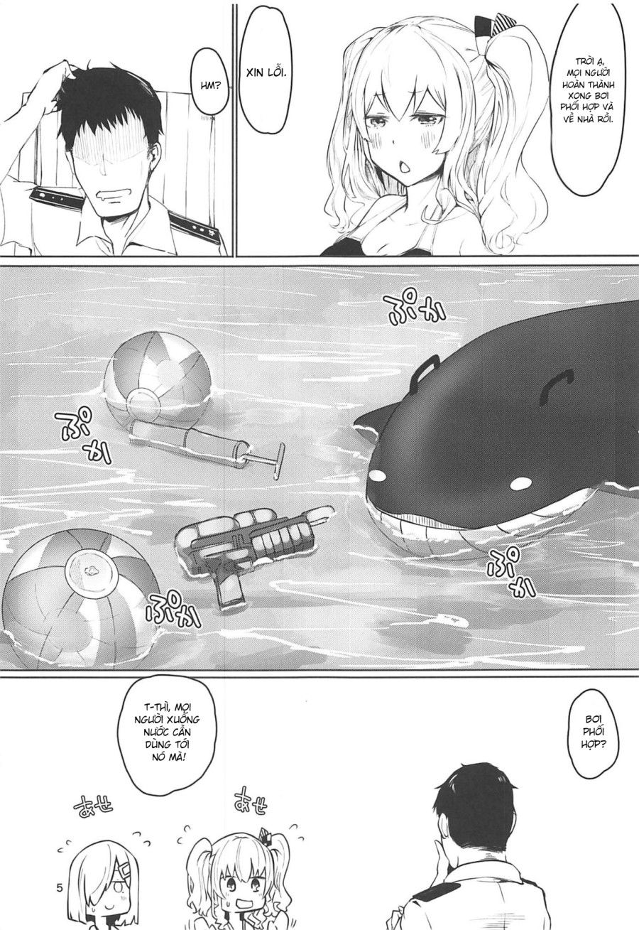 đọc truyện Hamakaze To Kashima To Kyouei Mizugi Na Hon. (kantai Collection -kancolle-) Oneshot ảnh 5 tại Thiên Thai Truyện