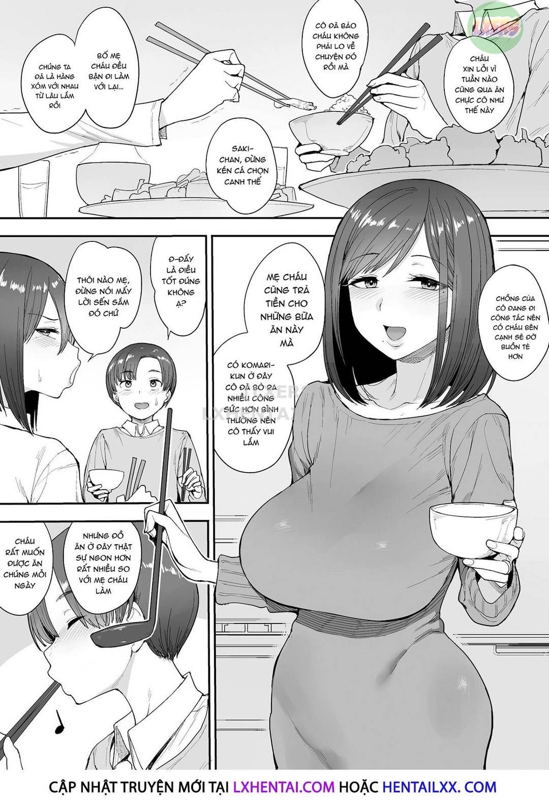 đọc truyện Hàng Xóm Succubus, Mẹ Và Con Gái Nhà Onomiya Oneshot ảnh 4 tại Giả Dược
