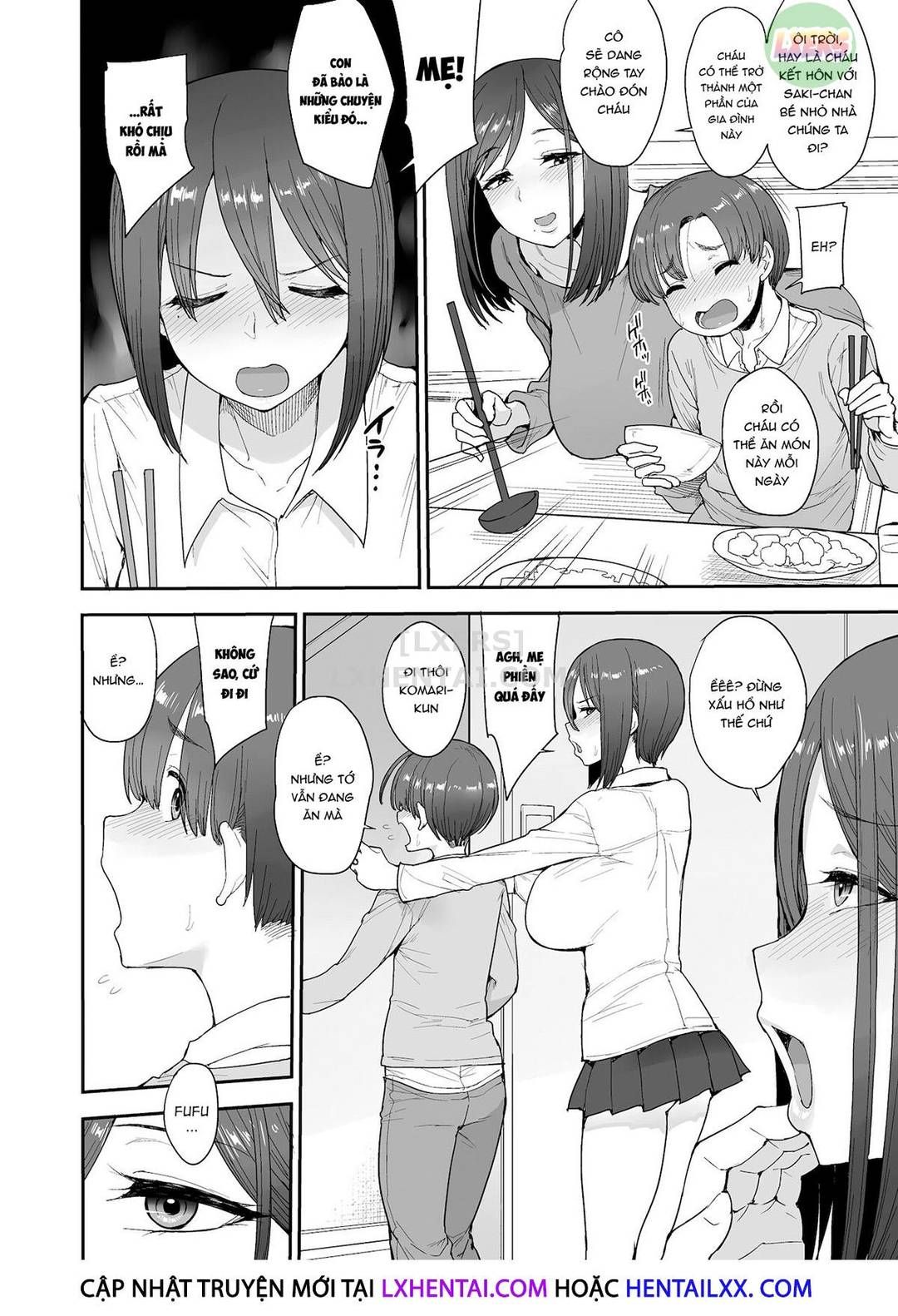 đọc truyện Hàng Xóm Succubus, Mẹ Và Con Gái Nhà Onomiya Oneshot ảnh 5 tại Giả Dược