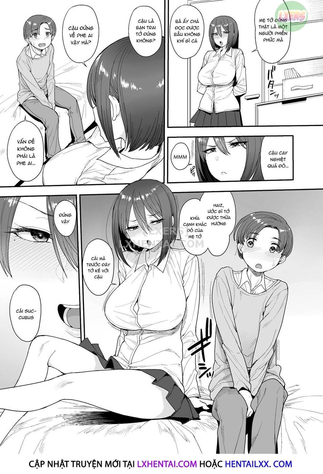 đọc truyện Hàng Xóm Succubus, Mẹ Và Con Gái Nhà Onomiya Oneshot ảnh 6 tại Giả Dược