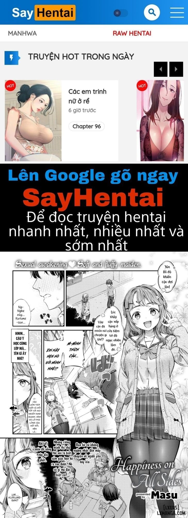 đọc truyện Hạnh Phúc Ở Mọi Phía Oneshot ảnh 1 tại Thiên Thai Truyện