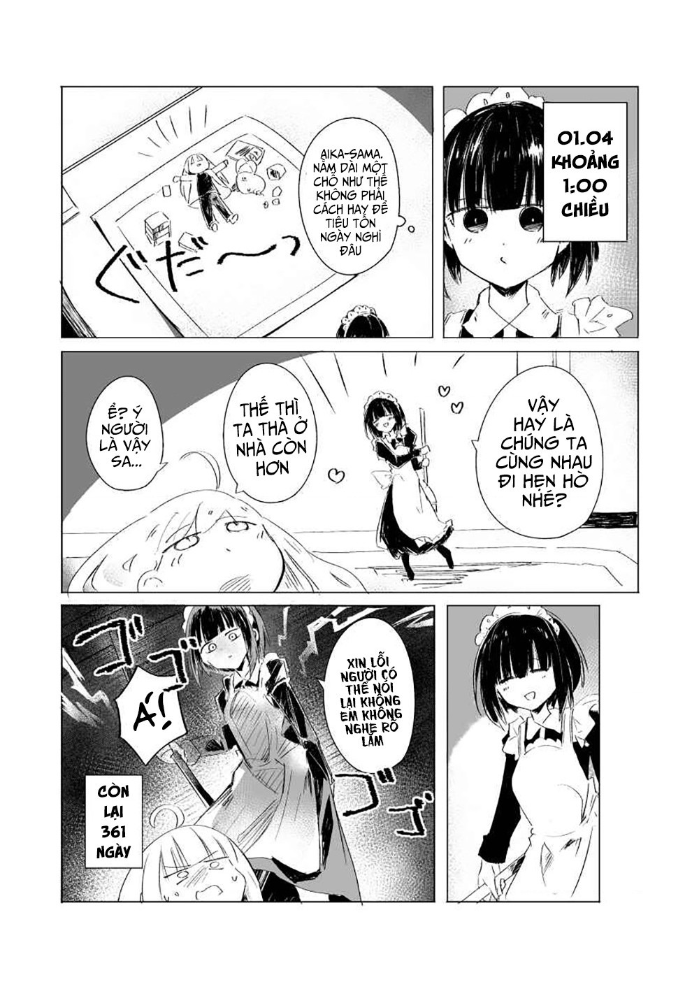 đọc truyện Hành Trình Chinh Phục Tiểu Thư  Trong Một Năm Nàng Hầu Gái Đáng Yêu Chương 4 ảnh 2 tại Thiên Thai Truyện