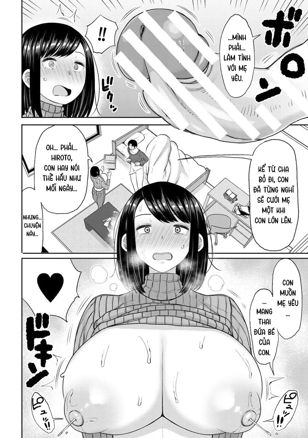 đọc truyện Haramitagari Na Hahaoya ~okaa-san To Ippai Kozukuri Shiyou Ne~ Chương 1 ảnh 10 tại Truyện Dạ Ký