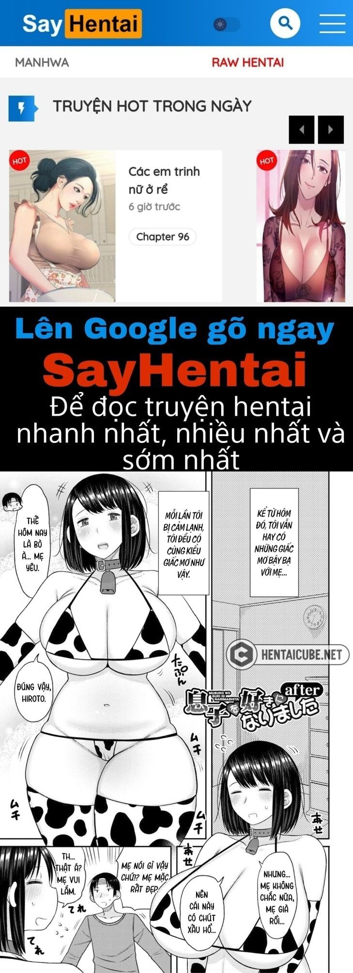 đọc truyện Haramitagari Na Hahaoya ~okaa-san To Ippai Kozukuri Shiyou Ne~ Chương 2 ảnh 1 tại Truyện Dạ Ký