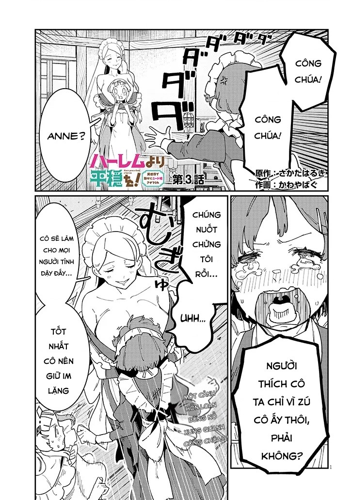 đọc truyện Harem Yori Heion O!: Isekai De Shizuka Ni Neet Hime Sasete Kure Chương 3 ảnh 2 tại Thiên Thai Truyện