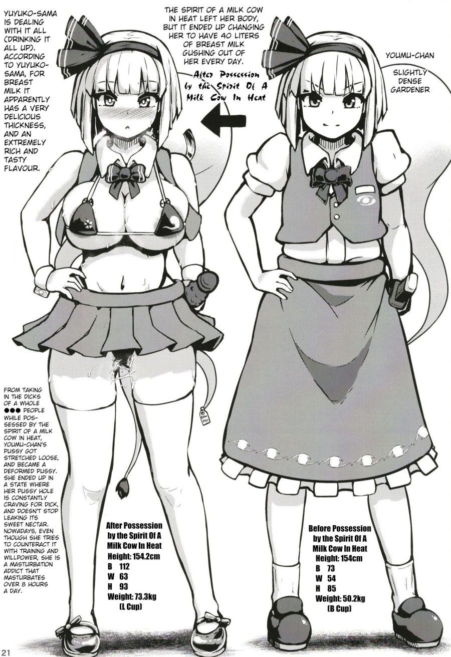Hatsujou Nyuugyuu Rei Hyoui!? Dosukebe Bakunyuu Youmu Kenzan!! Chương 0 page 20 - Giả Dược