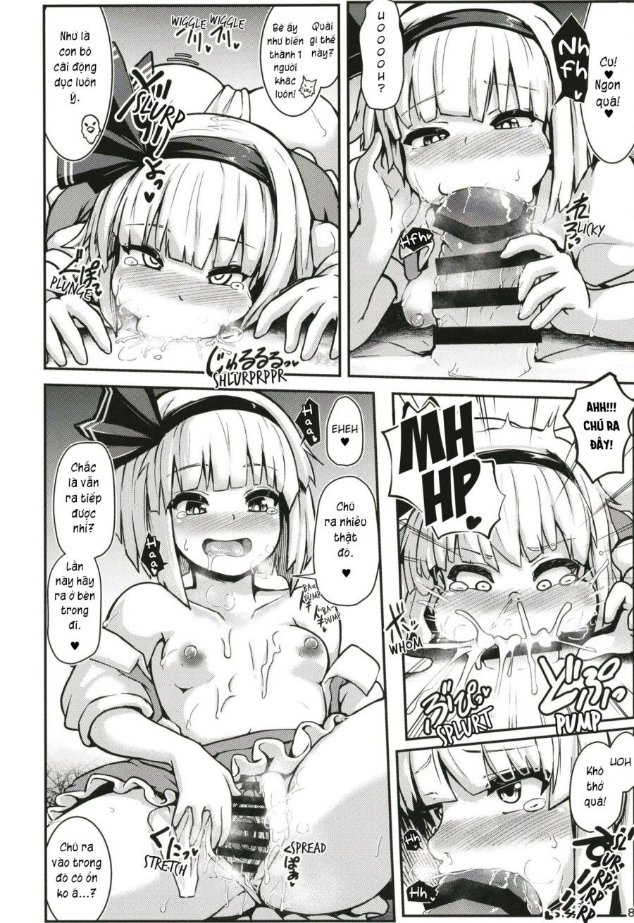 Hatsujou Nyuugyuu Rei Hyoui!? Dosukebe Bakunyuu Youmu Kenzan!! Chương 0 page 8 - Giả Dược