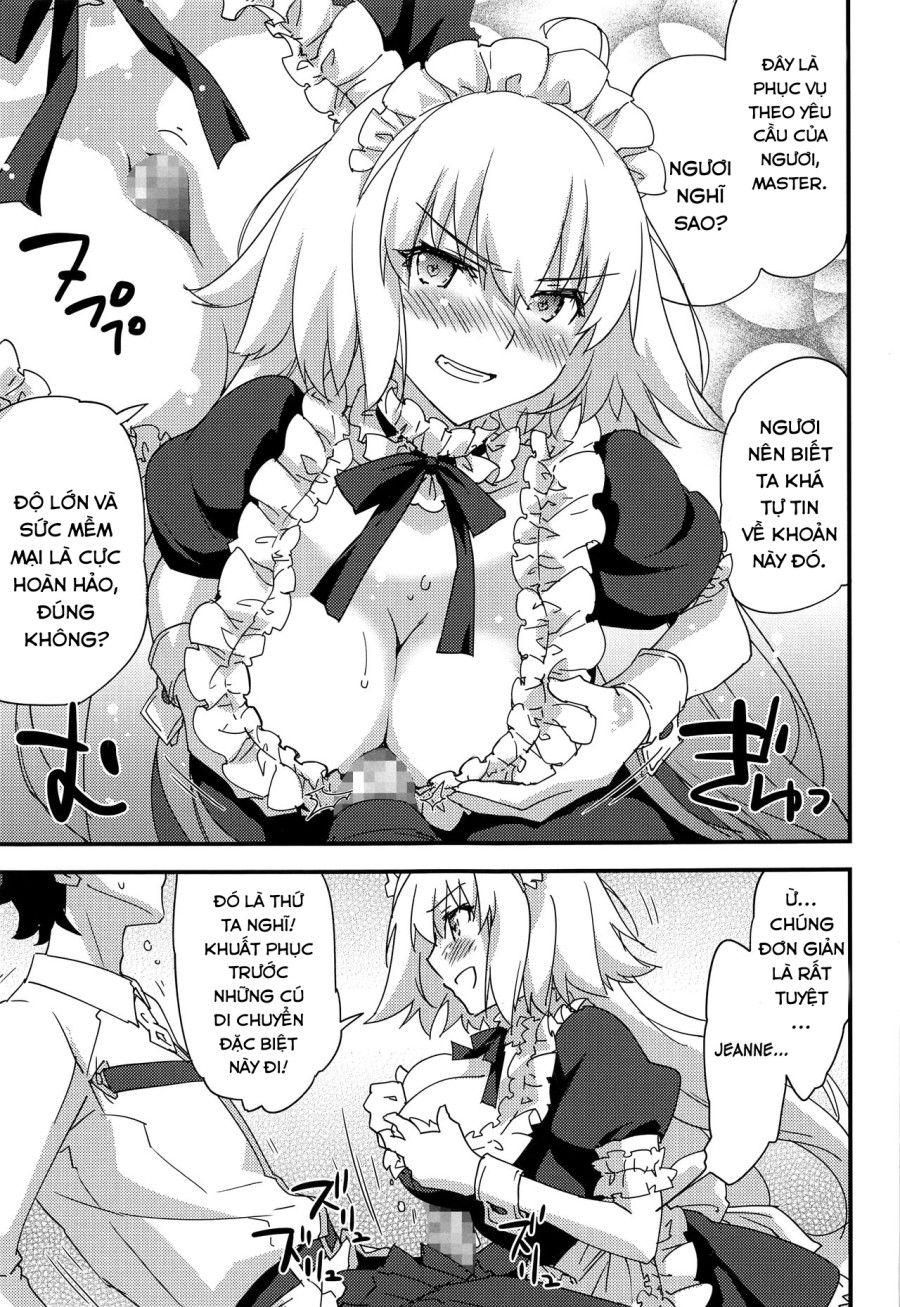 Hầu Gái Jeanne, Phục Vụ Nào! Oneshot page 11 - Giả Dược