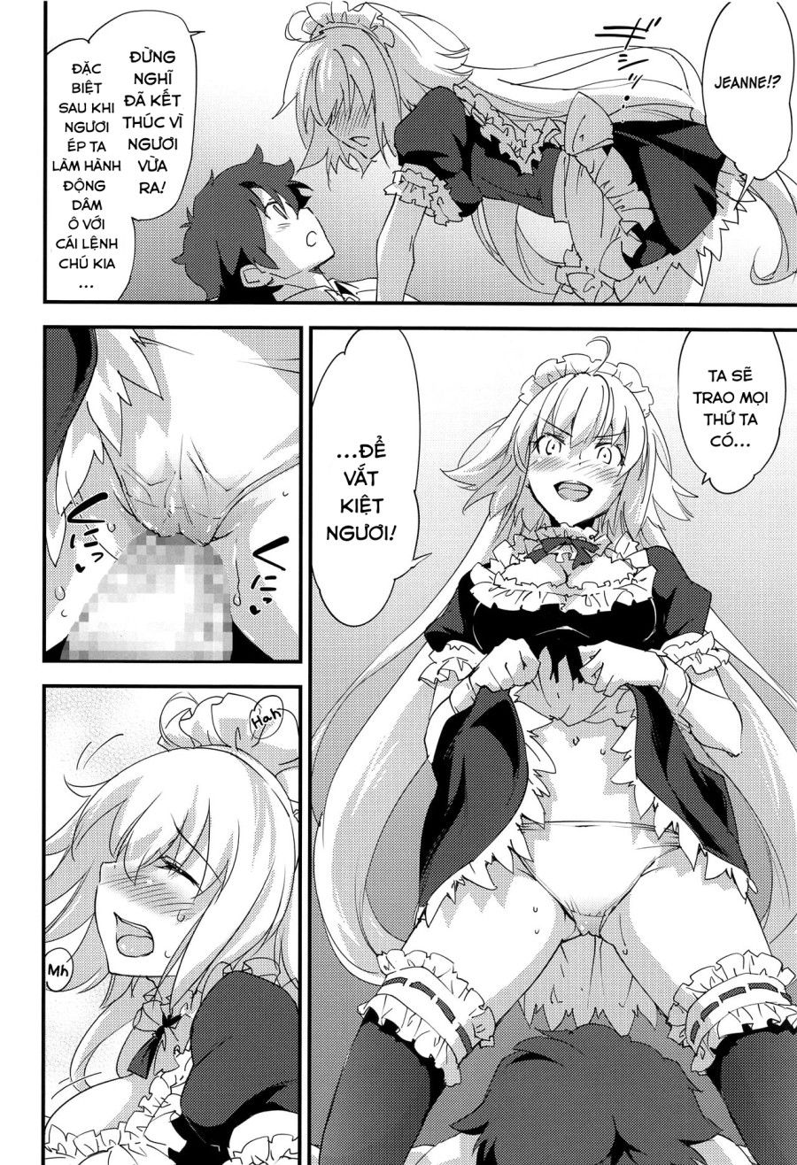 Hầu Gái Jeanne, Phục Vụ Nào! Oneshot page 16 - Giả Dược