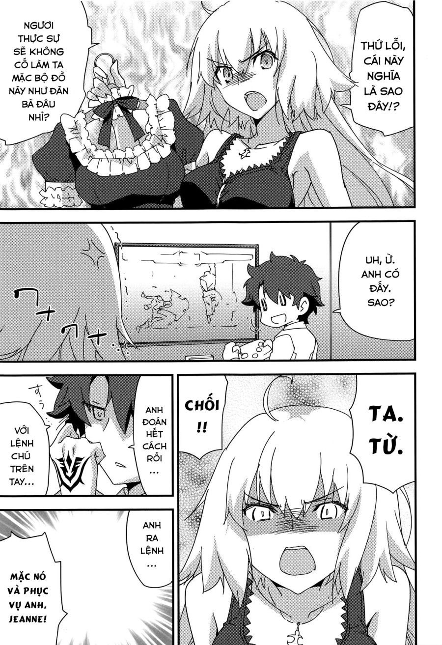Hầu Gái Jeanne, Phục Vụ Nào! Oneshot page 5 - Giả Dược