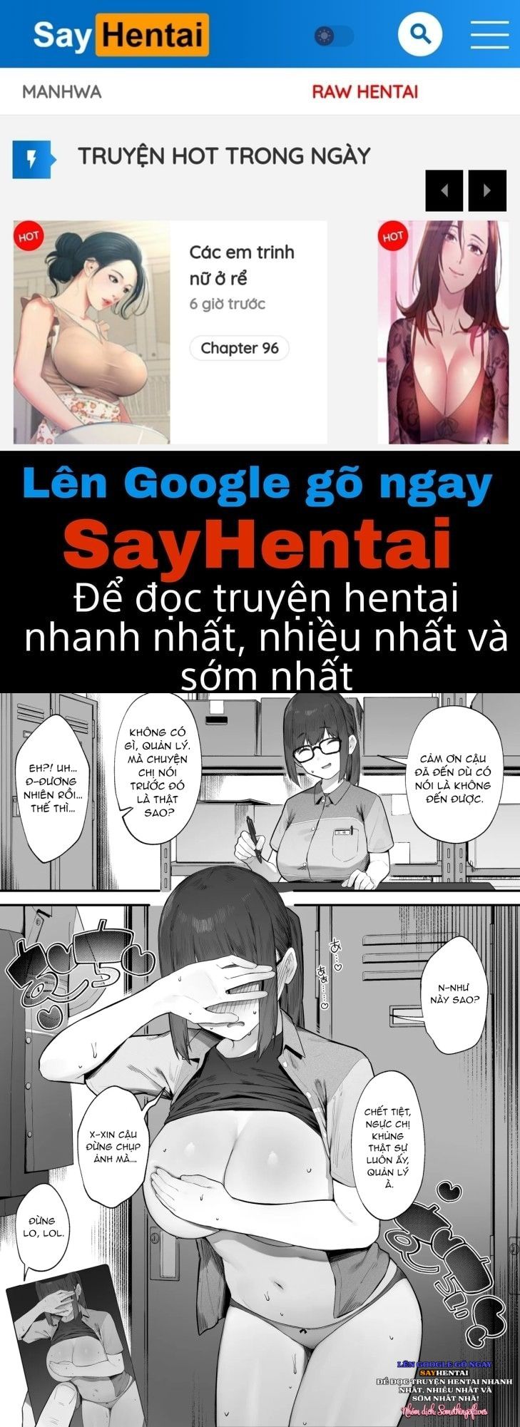 đọc truyện Hãy Lấp Kín Ca Làm Và Lồn Tôi~ Một Lịch Trình Đầy Dâm Dục Cùng Quản Lý Cửa Hàng Ngực Khủng Của Tôi! - Oneshot Chương 1 ảnh 1 tại Giả Dược
