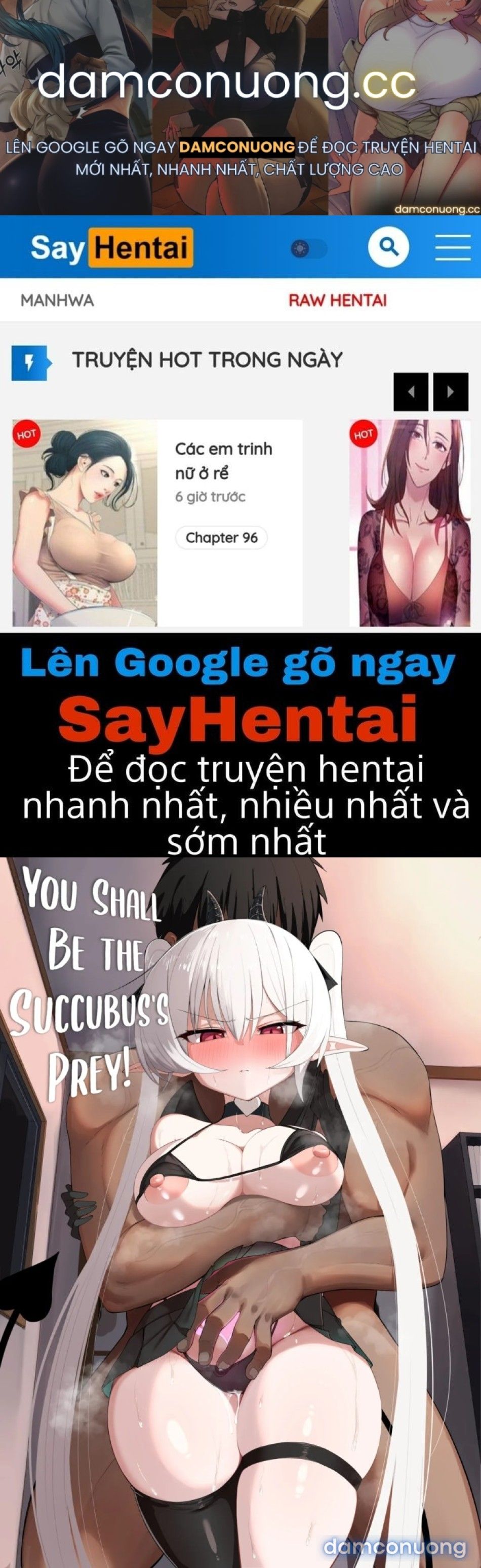 đọc truyện Hãy Trở Thành Con Mồi Của Ác Quỷ Dâm Dục! Chương 1 ảnh 2 tại Thiên Thai Truyện