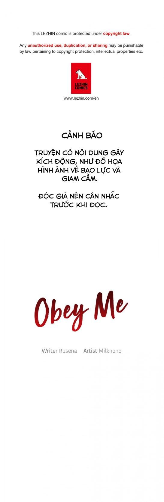 đọc truyện Hãy Vâng Lời Anh Chương 20 ảnh 1 tại Thiên Thai Truyện