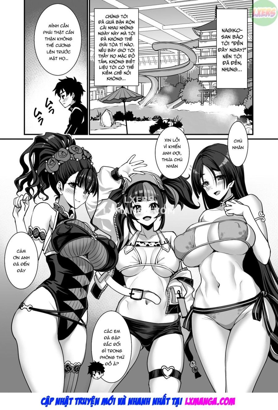 Heian Girls 4p Nhà Tắm Gợi Cảm Chơi Oneshot page 5 - Giả Dược