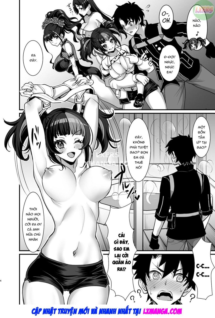 Heian Girls 4p Nhà Tắm Gợi Cảm Chơi Oneshot page 6 - Giả Dược