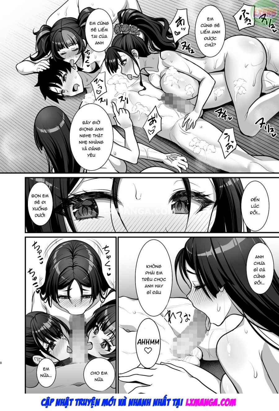 Heian Girls 4p Nhà Tắm Gợi Cảm Chơi Oneshot page 10 - Giả Dược