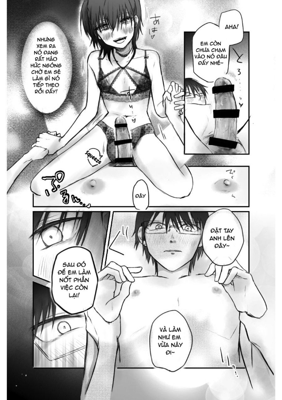 Hẹn Hò Qua Mạng - Tôi Bị Ép Khô Bởi Một Em Trap Hệ M Oneshot page 14 - Giả Dược
