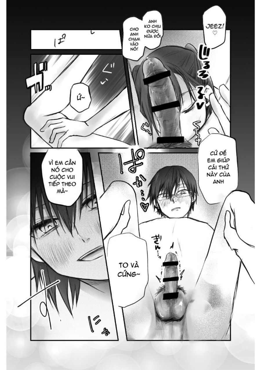 Hẹn Hò Qua Mạng - Tôi Bị Ép Khô Bởi Một Em Trap Hệ M Oneshot page 17 - Giả Dược