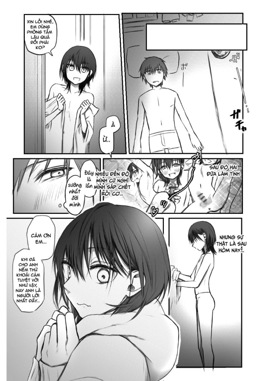 Hẹn Hò Qua Mạng - Tôi Bị Ép Khô Bởi Một Em Trap Hệ M Oneshot page 24 - Giả Dược