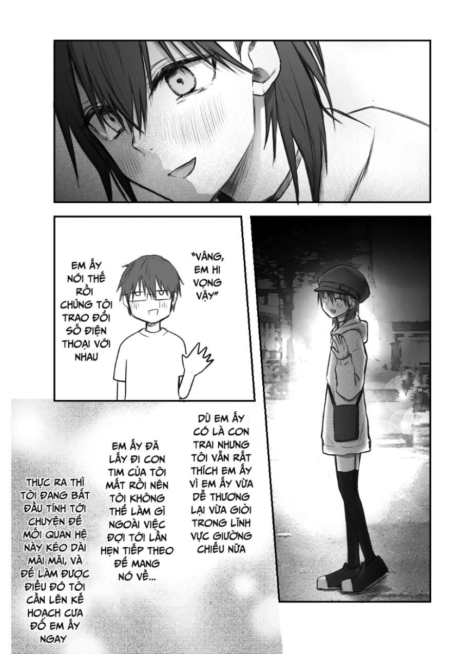 Hẹn Hò Qua Mạng - Tôi Bị Ép Khô Bởi Một Em Trap Hệ M Oneshot page 26 - Giả Dược