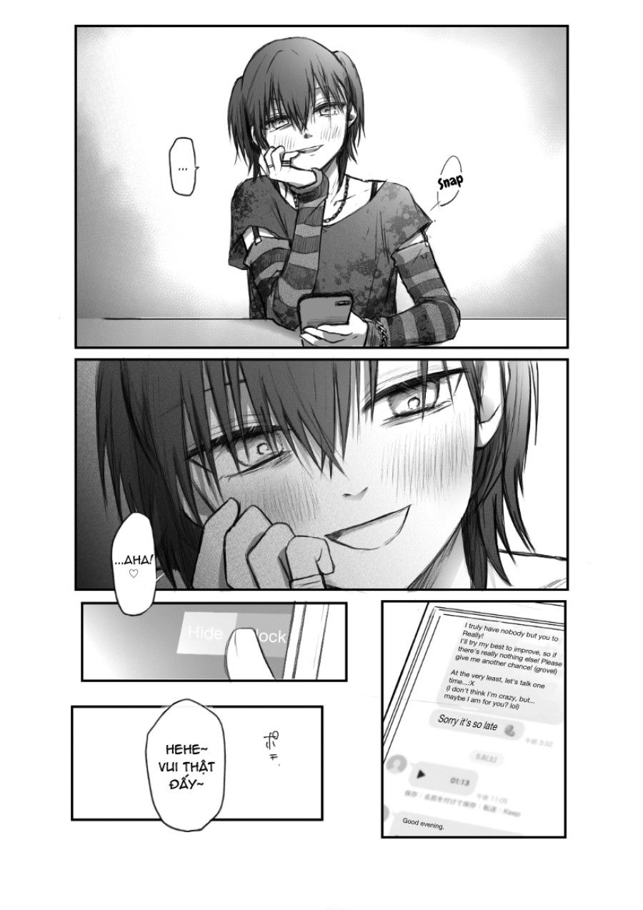 Hẹn Hò Qua Mạng - Tôi Bị Ép Khô Bởi Một Em Trap Hệ M Oneshot page 28 - Giả Dược