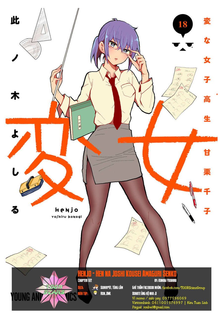 đọc truyện Henjo – Hen Na Joshi Kousei Amaguri Chiko Chương 122 ảnh 1 tại Giả Dược