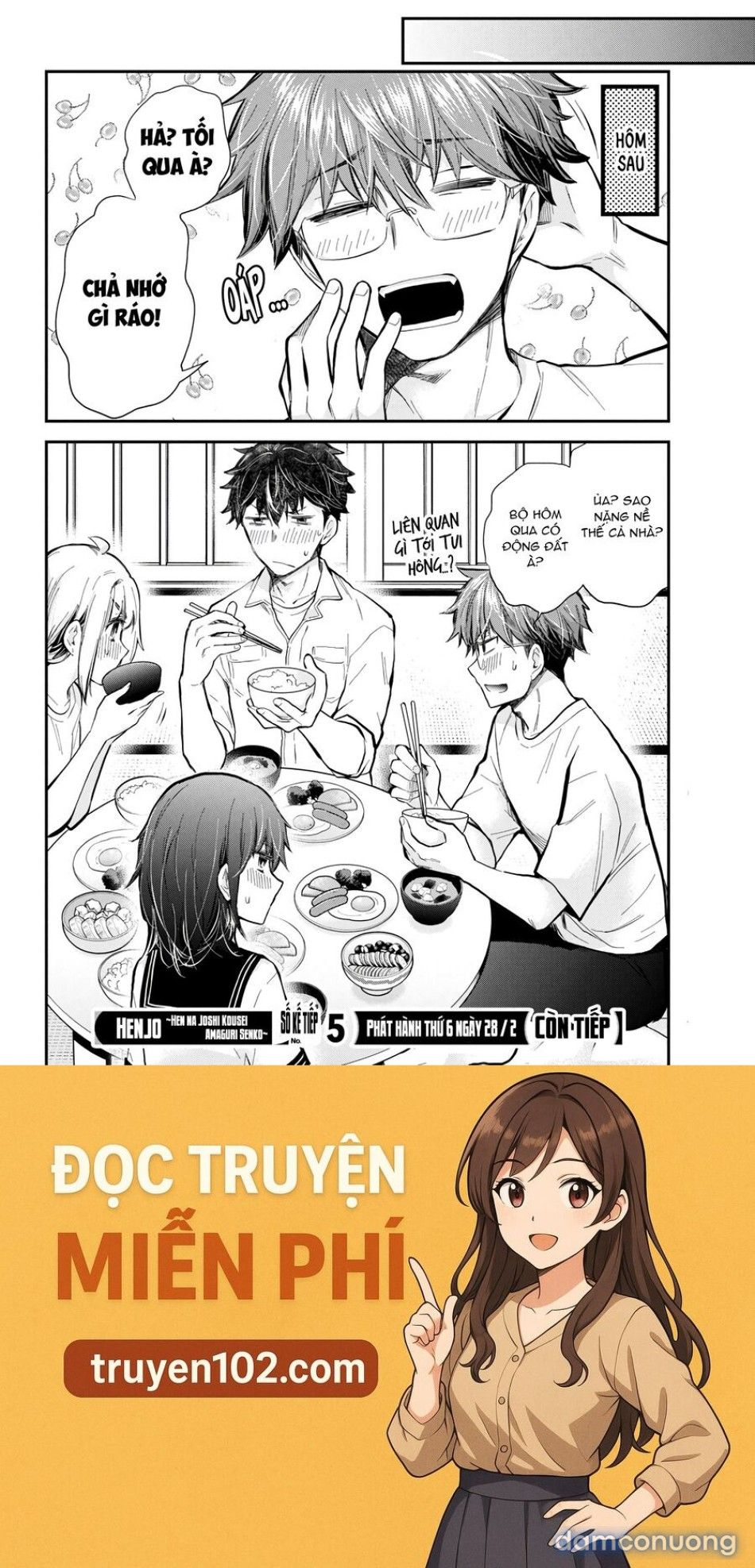 đọc truyện Henjo – Hen Na Joshi Kousei Amaguri Chiko Chương 130 ảnh 21 tại Thiên Thai Truyện